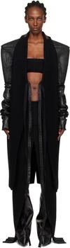 Rick Owens | Black Concordians SL Cyclops Coat