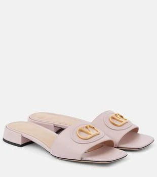 Valentino | VLogo leather slides