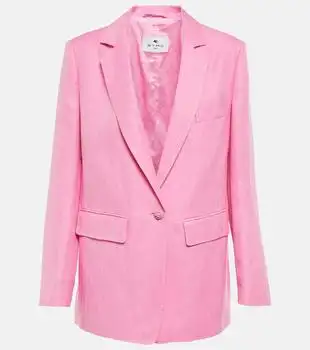 ETRO | Silk and linen blazer