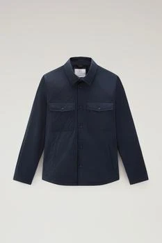 Alaskan Padded Shirt Jacket in Urban Touch - Men - Blue
