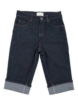 Gucci | Gucci Kids Web Trim Trun-Up Hem Jeans