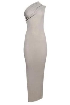 Rick Owens | Rick Owens Off-Shoulder Midi Dress