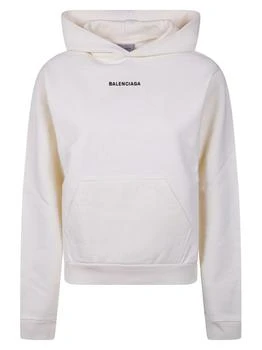 Balenciaga | Balenciaga Logo Embroidered Medium Fit Hoodie