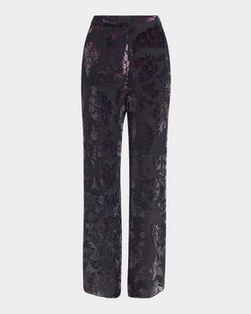 ETRO | Devore Sheer Wide-Leg Trousers