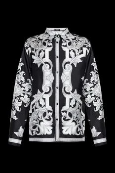 Versace | Versace Pattern-Printed Long-Sleeved Shirt