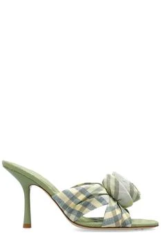 Burberry | Burberry Mews Checked Heeled Sandals
