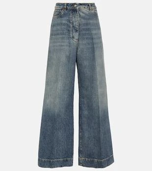ETRO | High-rise wide-leg jeans