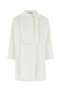 Valentino | Valentino Scarf Detailed Long-Sleeved Blouse