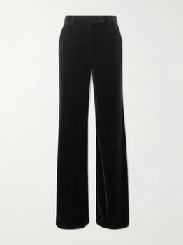 Valentino | Cotton-velvet Flared Pants  - IT50