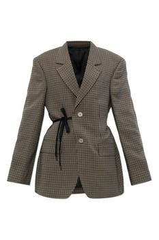 Balenciaga | Checked pattern blazer
