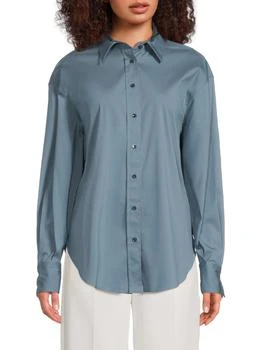 Brunello Cucinelli | Cotton-Blend Button-Front Shirt