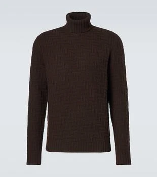 Prada | Wool and cashmere turtleneck sweater