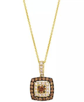 Le Vian | Nude Diamond (1/5 ct. t.w.) & Chocolate Diamond (2/5 ct. t.w.) Pendant Necklace in 14k Honey Gold