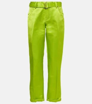 Tom Ford | Cuffed silk straight pants
