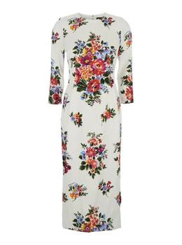 Dolce & Gabbana | Dolce & Gabbana Floral Printed Midi Dress