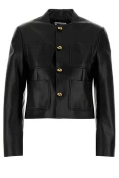 Bottega Veneta | Bottega Veneta Knot Detailed Leather Blouson