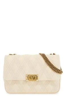 Valentino | Valentino Garavani Rockstud Foldover Top Quilted Shoulder Bag