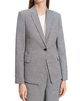 Slim Fit Linen-Blend Blazer