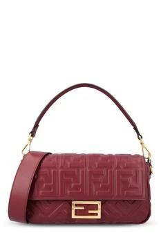 Fendi | Fendi Baguette FF Embossed Shoulder bag
