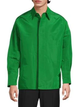 Valentino | Silk Point-Collar Shirt