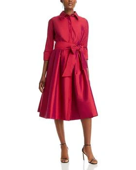Taffeta Shirt Dress