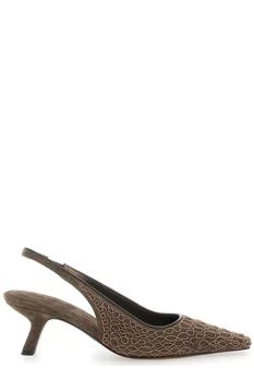 Brunello Cucinelli | Brunello Cucinelli The City Slingback Pointed-Toe Pumps