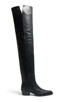 Khaite | Khaite Clive Over-The-Knee Leather Boots - Moda Operandi