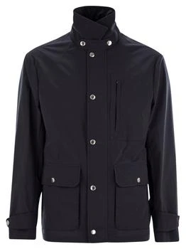 Brunello Cucinelli | Brunello Cucinelli High-Neck Long-Sleeved Jacket