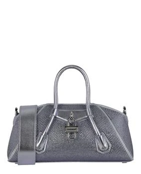 Givenchy | Mini Antigona Stretch Top Handle Bag In Satin With Strass