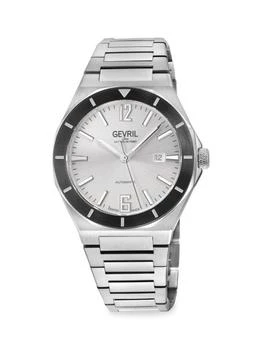 Gevril | High Line 43MM Swiss Automatic Stainless Steel Bracelet Watch