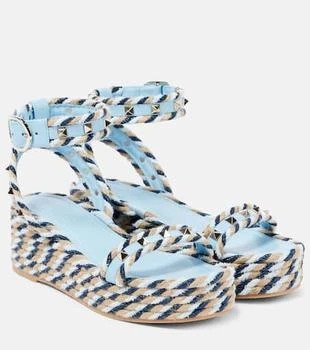 Valentino | Rockstud Torchon espadrille sandals