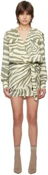 Balmain | Beige Zebra Minidress