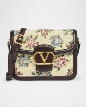 Valentino | 9 to 5 Small Jacquard Floral Shoulder Bag