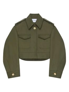 Givenchy | Cropped Jacket in Cotton and Wool