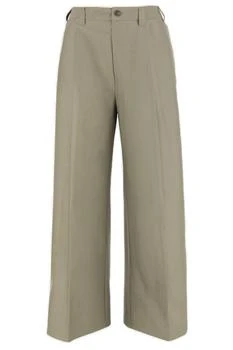 MAISON MARGIELA | Maison Margiela Wide-Leg Pleated Trousers