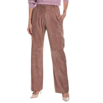 Brunello Cucinelli | Leather Women's Pants