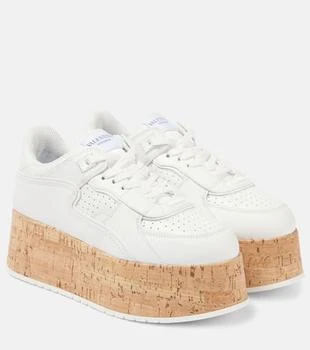 Valentino | Freedots XL leather platform sneakers