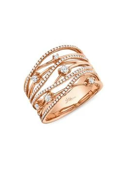 Saks Fifth Avenue | 14K Rose Gold & 0.49 TCW Diamond Ring