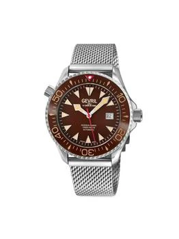 Gevril | Hudson Yards 43MM Stainless Steel Bracelet Automatic Watch
