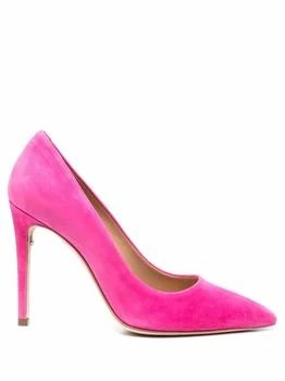 Salvatore Ferragamo | Women's Pointed Leather Pumps In Pink