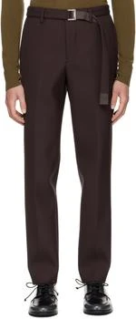 Sacai | Brown Suiting Trousers