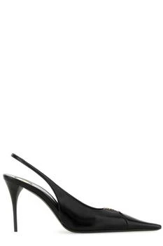 Yves Saint Laurent | Saint Laurent Babylone Breteuil Slingback Pumps