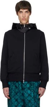 Dries Van Noten | Black Printed Hoodie