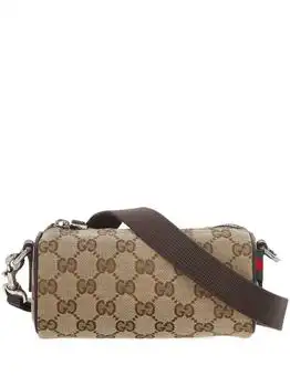Gucci | Gucci Monogrammed Cylinder Crossbody Bag