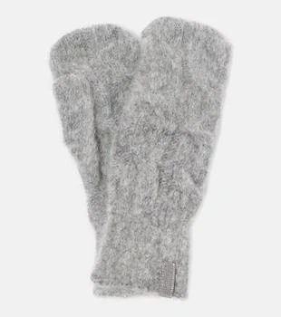 Brunello Cucinelli | Mohair and wool gloves
