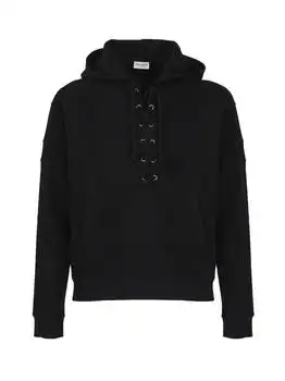 Yves Saint Laurent | Saint Laurent Laced Drawstring Hoodie