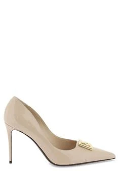 Dolce & Gabbana | Dolce & Gabbana Stiletto Heel Logo Lettering Pumps