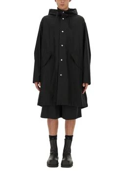 Jil Sander | Jil Sander Logo Printed Hooded Parka