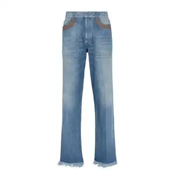Fendi | Fendi Men'sFrayed Hem Denim Jeans, Waist Size 29"