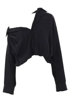 Balenciaga | Balenciaga One-Shoulder Long-Sleeved Shirt